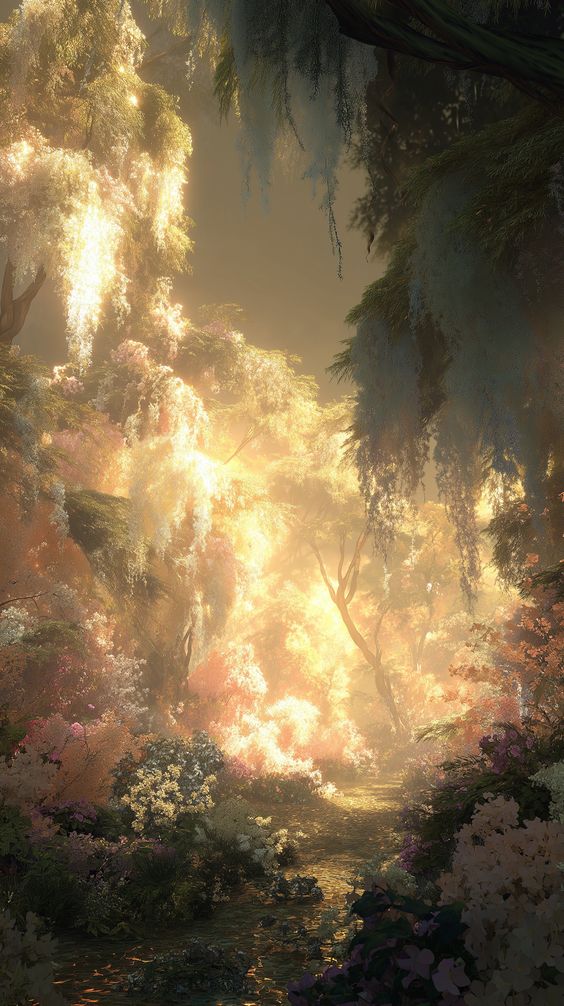 Dreamy art background